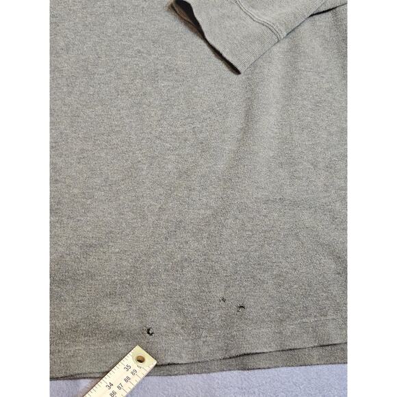 Polo Ralph Lauren Sweatshirt Mens 4XL Tall Green Quarter Zip Rib Preppy Pony - Picture 10 of 11